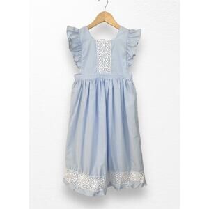 Smockingbird Gingham Ruffle Dress, Size 10